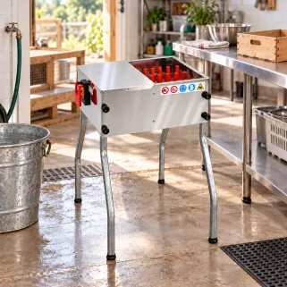 Plumeuse humide Piumina inox 24 doigts – 40 volailles/heure