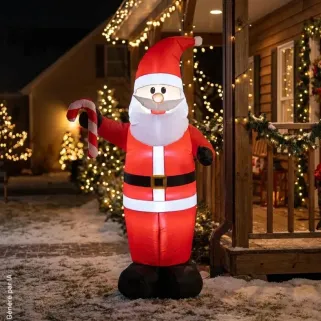 Décoration Gonflable Père Noël 150 cm - Extérieur & Intérieur