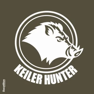 Sweat Keiler Hunter noir 280g/m² coton/polyester logo 3