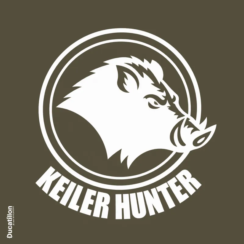 Sweat Keiler Hunter noir 280g/m² coton/polyester logo 3