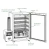Fumoir Bradley Digital 4 grilles 76 L 625 W | Ducatillon