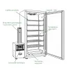Fumoir Numérique 6 Grilles Bradley - Contrôle Digital de la Fumaison