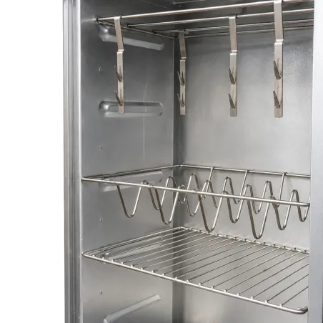 Fumoir Peetz inox 120 cm 40 poissons | Ducatillon