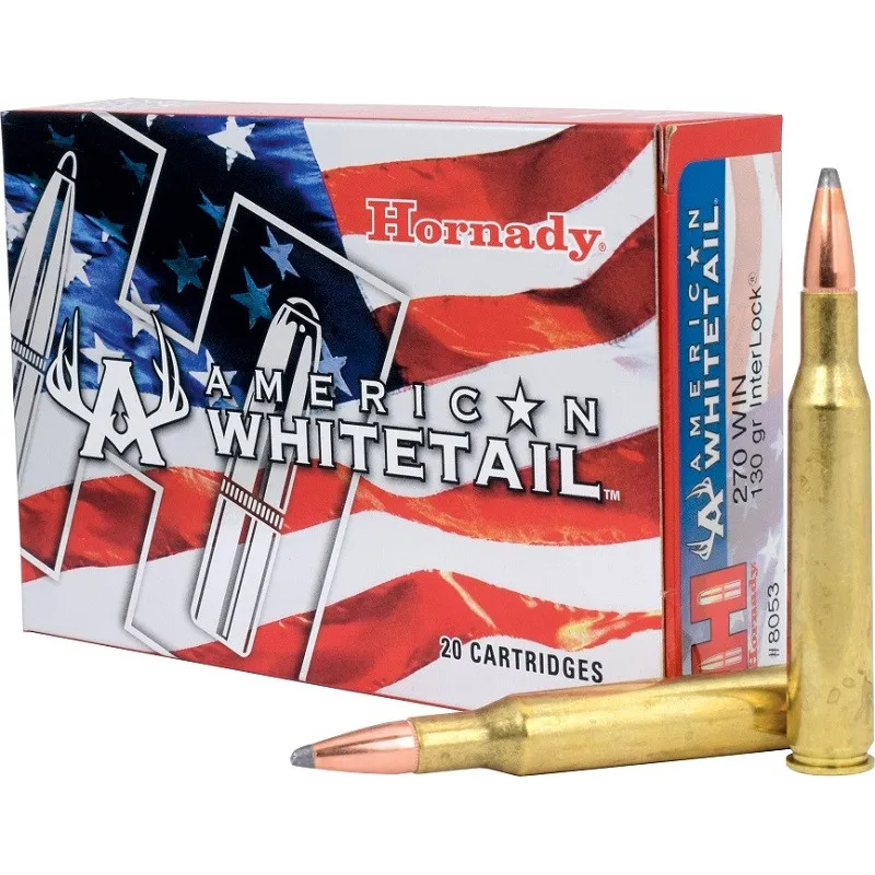 HORNADY 270 WIN 130 GR INTERLOCK SP AW 8053+