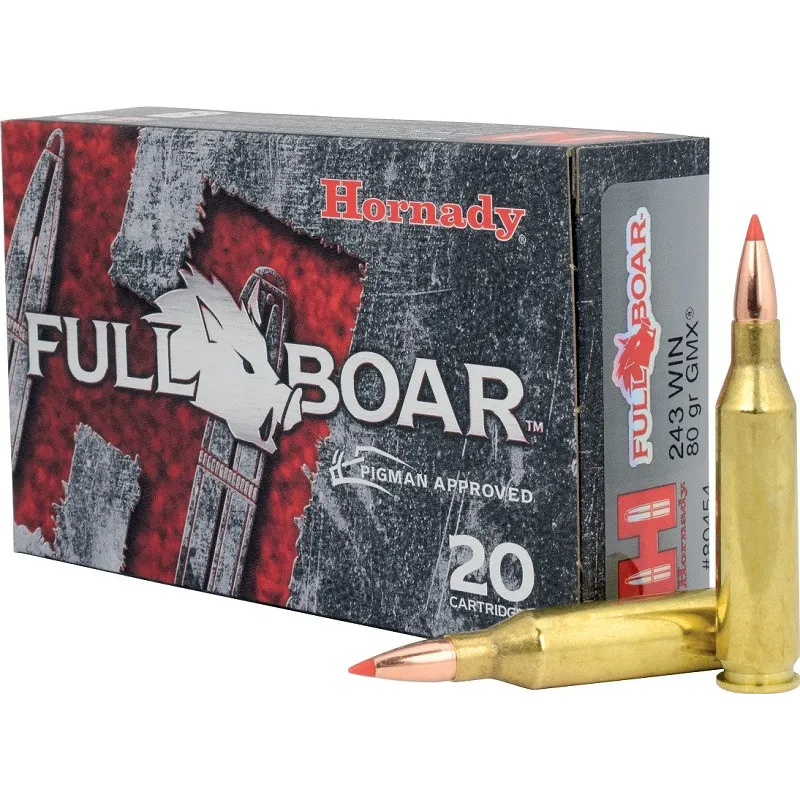 HORNADY 243WIN 80 GR GMX FB 80454 X20