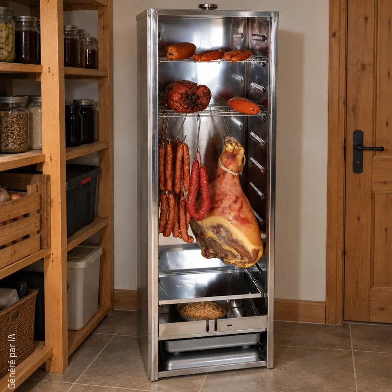 Fumoir Peetz viande et poisson 120 cm acier aluminisé | Ducatillon