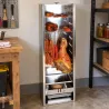 Fumoir Peetz inox 120 cm 40 poissons | Ducatillon