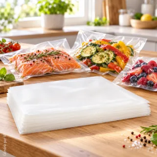 50 Sachets sous vide alimentaires 20 x 30 cm