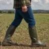 Bottes Aigle Parcours 2 kaki, semelle tridensité confort
