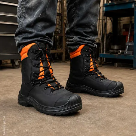 Chaussures forestières sécurité Francital SALIX cuir coque classe 1 - EN ISO 20345 et EN ISO 17249