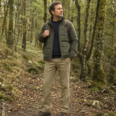 Pantalon Yorkley Moleskin Walker & Hawkes beige | Ducatillon