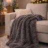 Plaid polaire gris 130x170 cm | Chaud, doux et pratique
