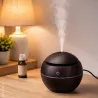 Humidificateur avec câble USB + 6 flacons 10ml huiles parfumées