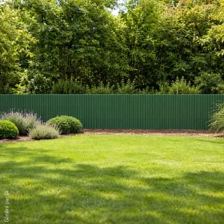 Canisse PVC verte double face 1 × 5 m | Ducatillon