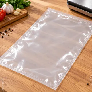 Lot de 50 sachets sous vide 28x40 cm pour conservation alimentaire