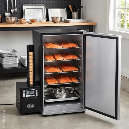 Fumoir Bradley Digital 4 grilles 76 L 625 W | Ducatillon