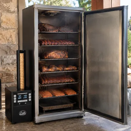 Fumoir Numérique 6 Grilles Bradley - Contrôle Digital de la Fumaison