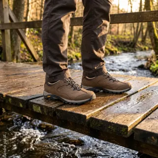 Chaussures basses Meindl Caracas : cuir et semelle Vibram