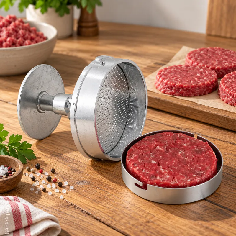 Presse steak haché Reconstitueur de steak avec poussoir