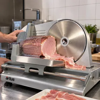 Trancheuse Artus AF22 150 W, lame inox Ø 220 mm | Ducatillon