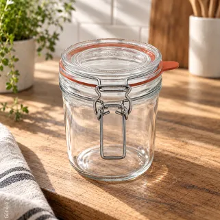 Lot de 6 Bocaux à Armature 500ml Ø85mm - Le Pratique