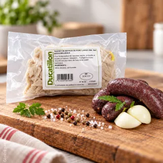 Sachet de boyaux de porc large 25 mètres