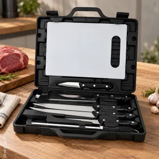 Mallette découpe 7 pièces couteaux
