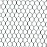 Grillage maille hexagonale 13mm plastifié vert - Hauteur 0,5m - Rouleau 10m