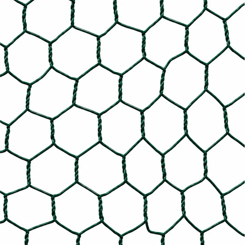 Grillage maille hexagonale 25mm plastifié vert - Hauteur 1m - Rouleau 25m