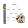 Grillage à maille hexagonale galvanisé 50mm - Hauteur 1m - Rouleau de 10m