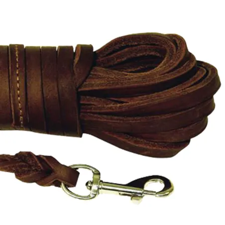 Longe cuir premium 10 mètres Longe cuir premium 10 mètres