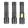 Torche Bright 2000 lumens 3 niveaux d'intensité, en alliage d'alu