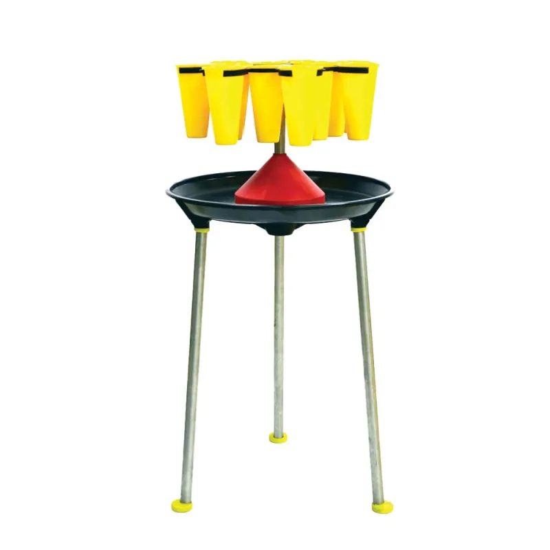 Poste d'abattage caille 14 cones Poste d'abattage caille 14 cones