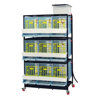 Cage d'élevage perdrix 3 étages - CIMUKA