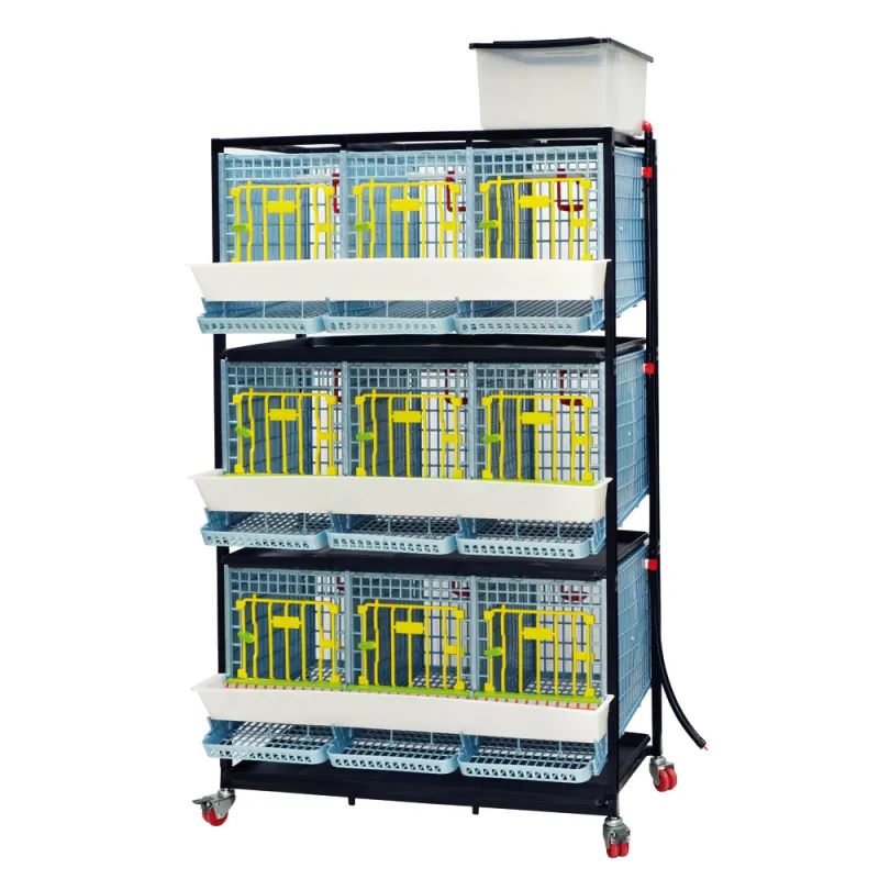 Cage d'élevage perdrix 3 étages - CIMUKA Cage d'élevage perdrix 3 étages - CIMUKA
