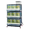 Cage d'élevage perdrix 3 étages - CIMUKA Cage d'élevage perdrix 3 étages - CIMUKA