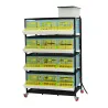 Cage engraissement cailles/perdrix 4 étages - CIMUKA Cage engraissement cailles/perdrix 4 étages - CIMUKA