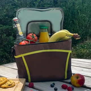 Sac Isotherme Marron et Vert