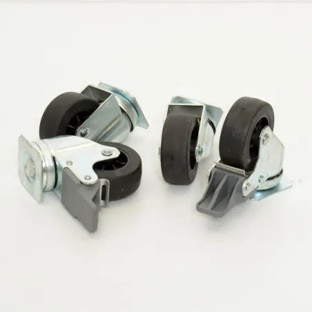 Set 4 Roues pour cage ce transport IATA