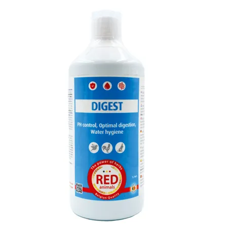 Digest 1 litre complément alimentaire lapins et volailles - RED ANIMALS