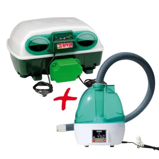 Couveuse automatique River Systems Egg Tech 24 + humidificateur Nébula