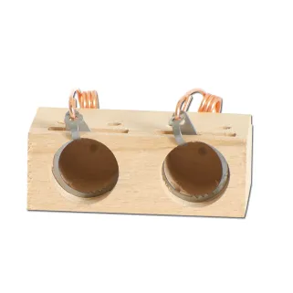 Souricière en bois 2 trous