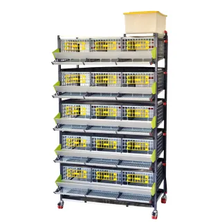 Cage pour cailles pondeuses (5 étages) - CIMUKA