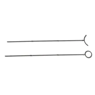 2 Supports Acier pour Panier de Ponte