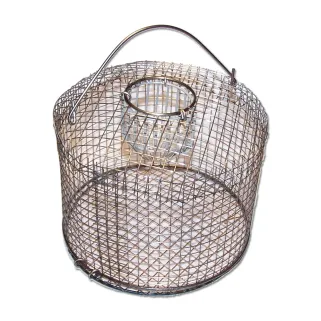 Nasse ronde en acier galvanisé pour souris
