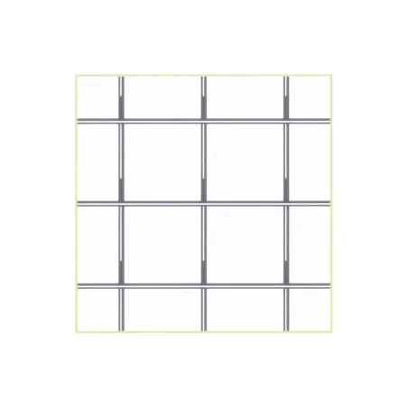 Damier 25x25 ht 1m 25 ml Fil 1,75mm