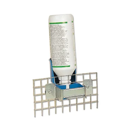 Abreuvoir porte bouteille plastique, lot de 2