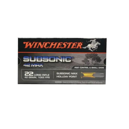 Balles 22lr Subsonic Winchester® 42 grains