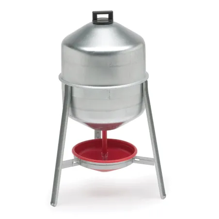 Abreuvoir poules en métal 30 L