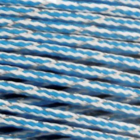 Fil de clôture tressé Blue Line, très haute conductivité, très haute résistance. 1000m Fil de clôture tressé Blue Line, très haute conductivité, très haute résistance. 1000m
